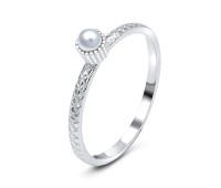 Pearl Silver Rings NSR-2906